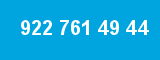 922 761 49 44 922 761 49 44
